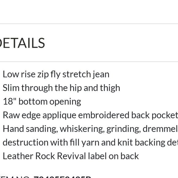 Rock revival jeans - Picture 4 of 8